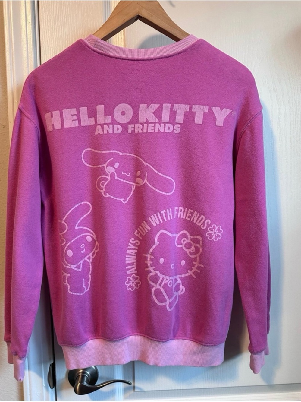 Sanrio Pink Hello Kitty & Friends Pullover Sweatshirt - Picture 2 of 5